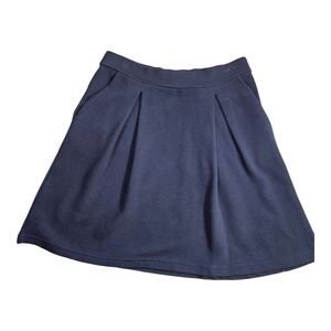 Tom Taron Denim Chic Navy A-Line Women's Skirt Size Small